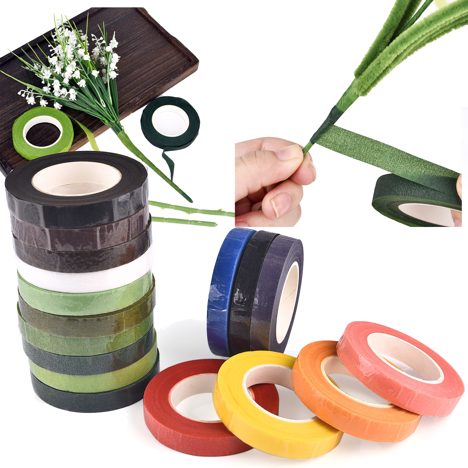 Supply For Florist - 30yards Floral Stem Tape Corsages Buttonhole
