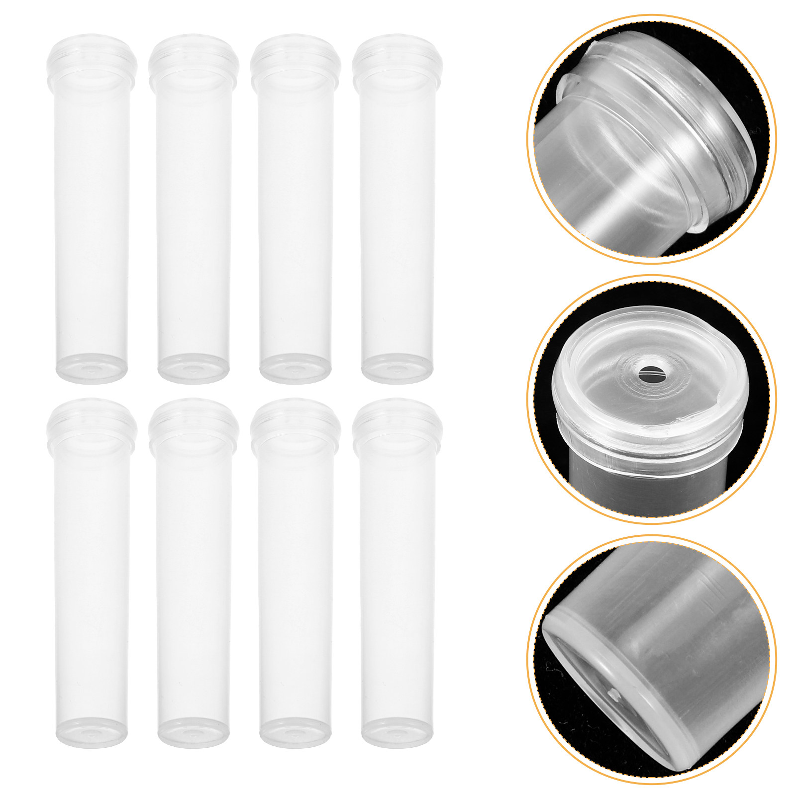 Supply For Florist - 200Pcs Flower Water Tubes Transparent Plastic