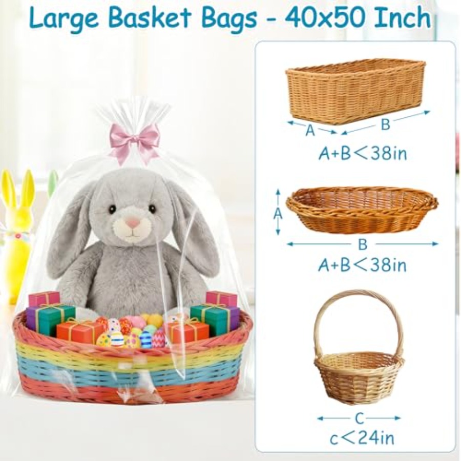 6 Pack Etra Large Cellophane B - Cellophane Wrap Clear 리뷰 및 가격