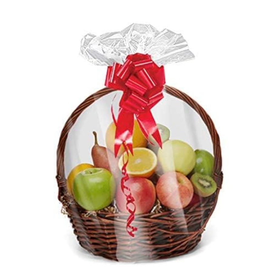 Shrink Wrap Basket Bags 20 Pac - Cellophane Wrap Clear 리뷰 및 가격