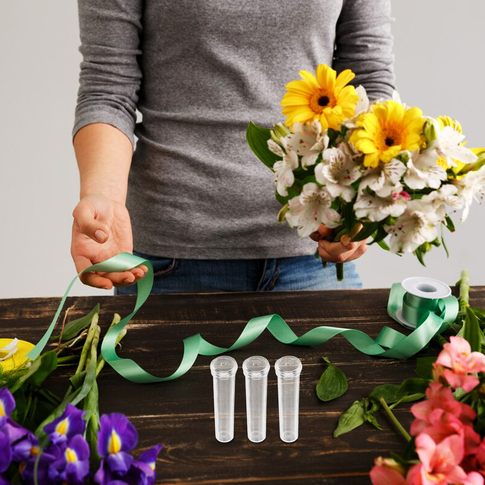200Pcs Flower Tube Set Premium - Easy Florist Supply 리뷰 및 가격
