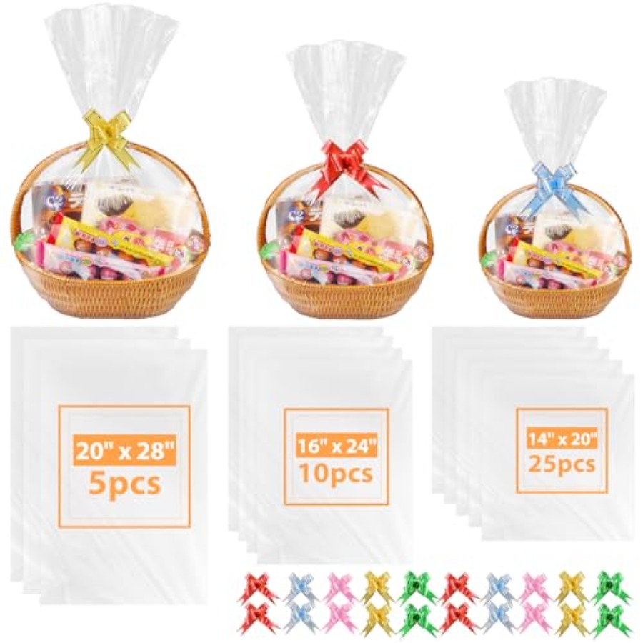 90PCS Shrink Wrap Bags for Chr - Cellophane Wrap Clear 리뷰 및 가격