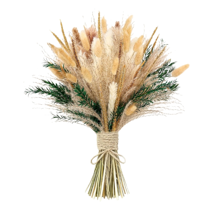 Bulk 100PCS Dried Pampas Grass - Dried Flower Bunch 리뷰 및 가격