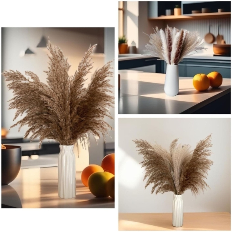 Bulk 100PCS Dried Pampas Grass - Dried Flower Bunch 리뷰 및 가격