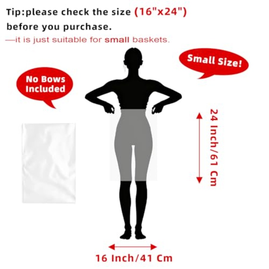 Cellophane Bags16x24 Inch 20 P - Cellophane Wrap Clear 리뷰 및 가격