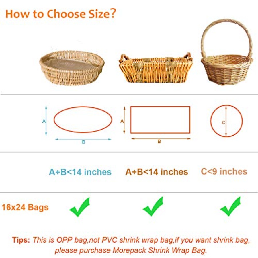 Cellophane Bags16x24 Inch 20 P - Cellophane Wrap Clear 리뷰 및 가격