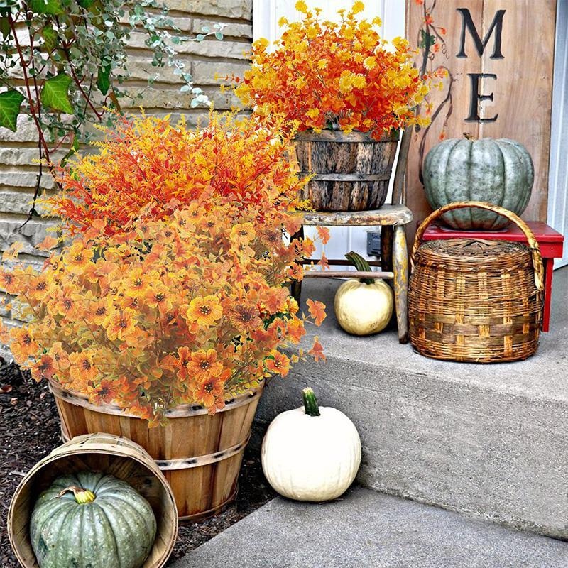 1Pcs Bundle Artificial Fall Fl - Dried Flower Bunch 리뷰 및 가격