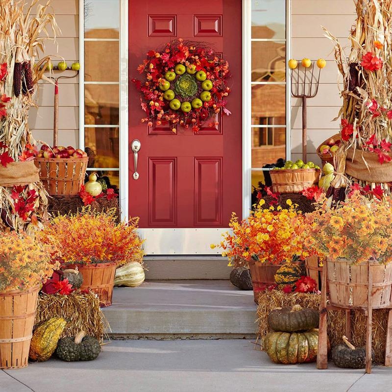 1Pcs Bundle Artificial Fall Fl - Dried Flower Bunch 리뷰 및 가격