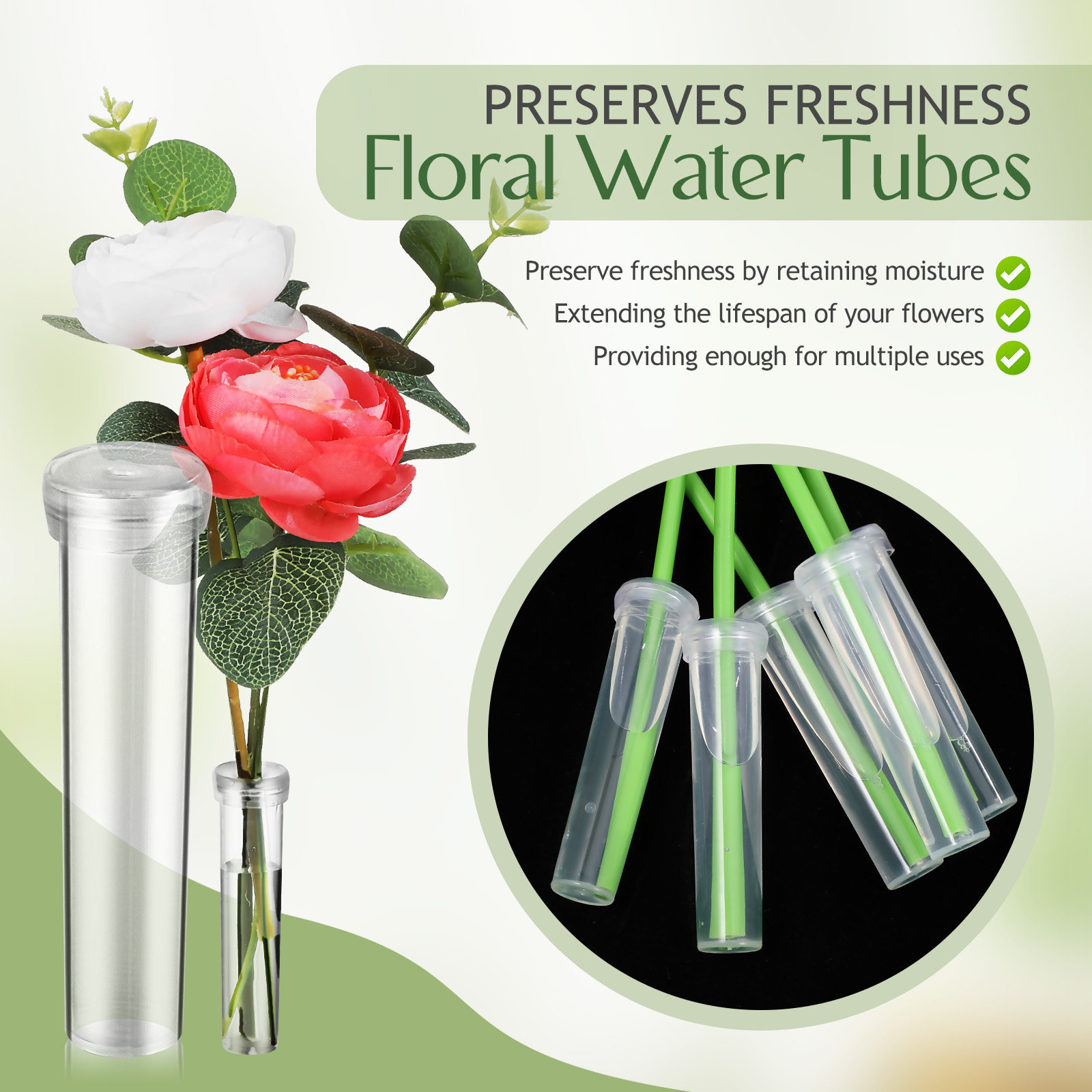 100Pcs Flower Water Tubes Univ - Easy Florist Supply 리뷰 및 가격