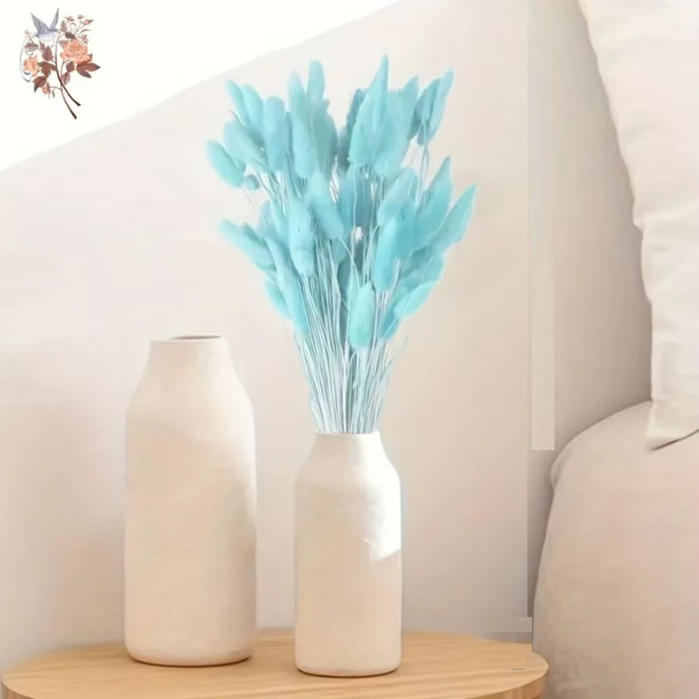 100Pcs Natural Rabbit Tails Gr - Dried Flower Bunch 리뷰 및 가격