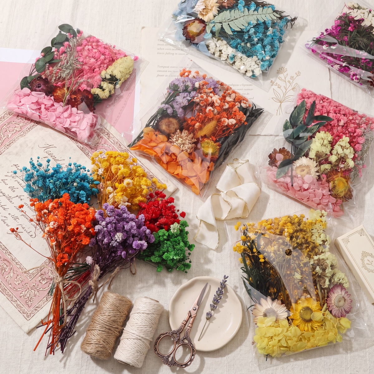 1 Pack Preserved Dried Flower  - Dried Flower Bunch 리뷰 및 가격