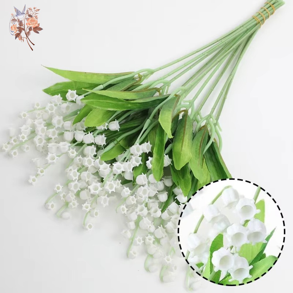 White Lily of The Valley 10Pcs - Dried Flower Bunch 리뷰 및 가격