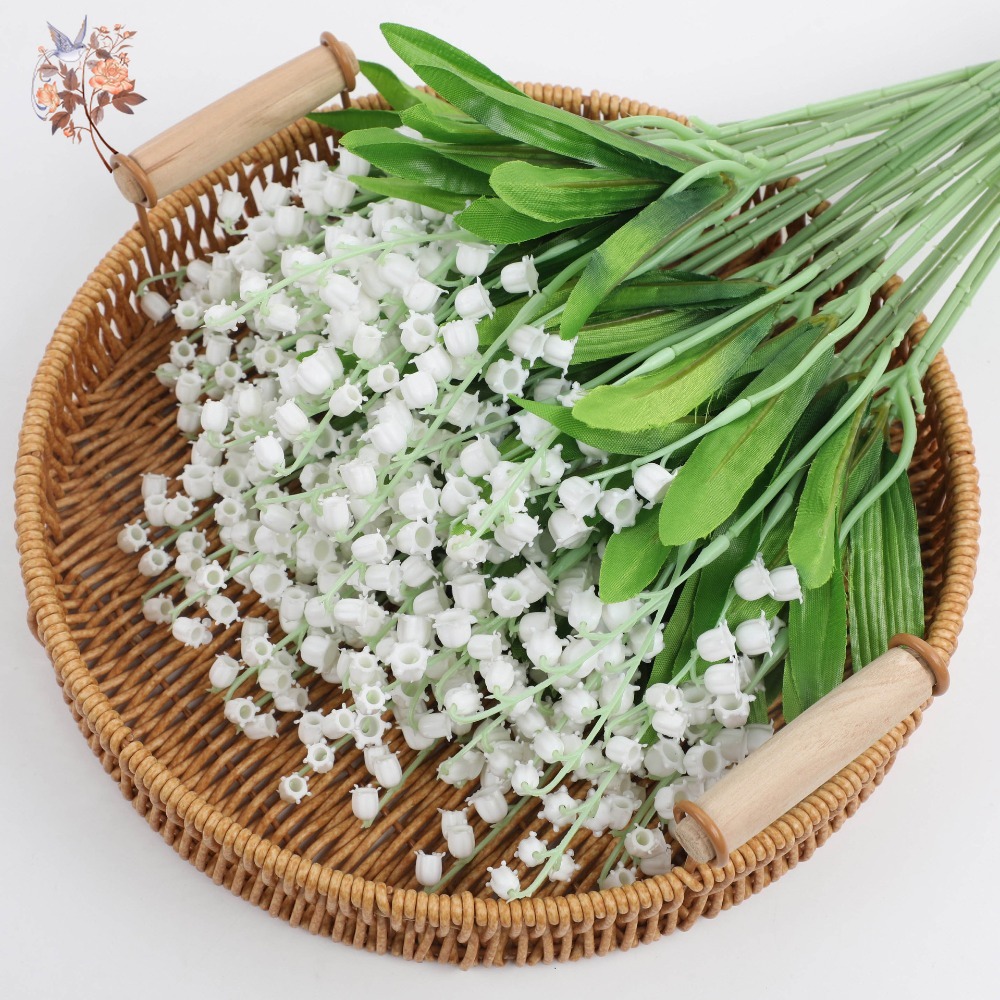 White Lily of The Valley 10Pcs - Dried Flower Bunch 리뷰 및 가격