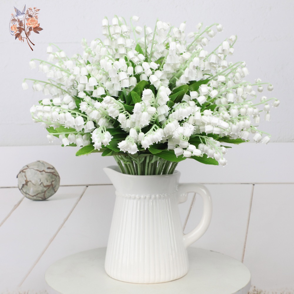White Lily of The Valley 10Pcs - Dried Flower Bunch 리뷰 및 가격