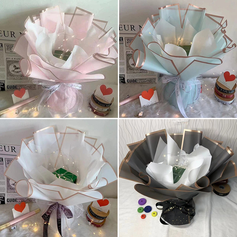 10pcs/set Waterproof Gold Bord - Supply For Florist 리뷰 및 가격