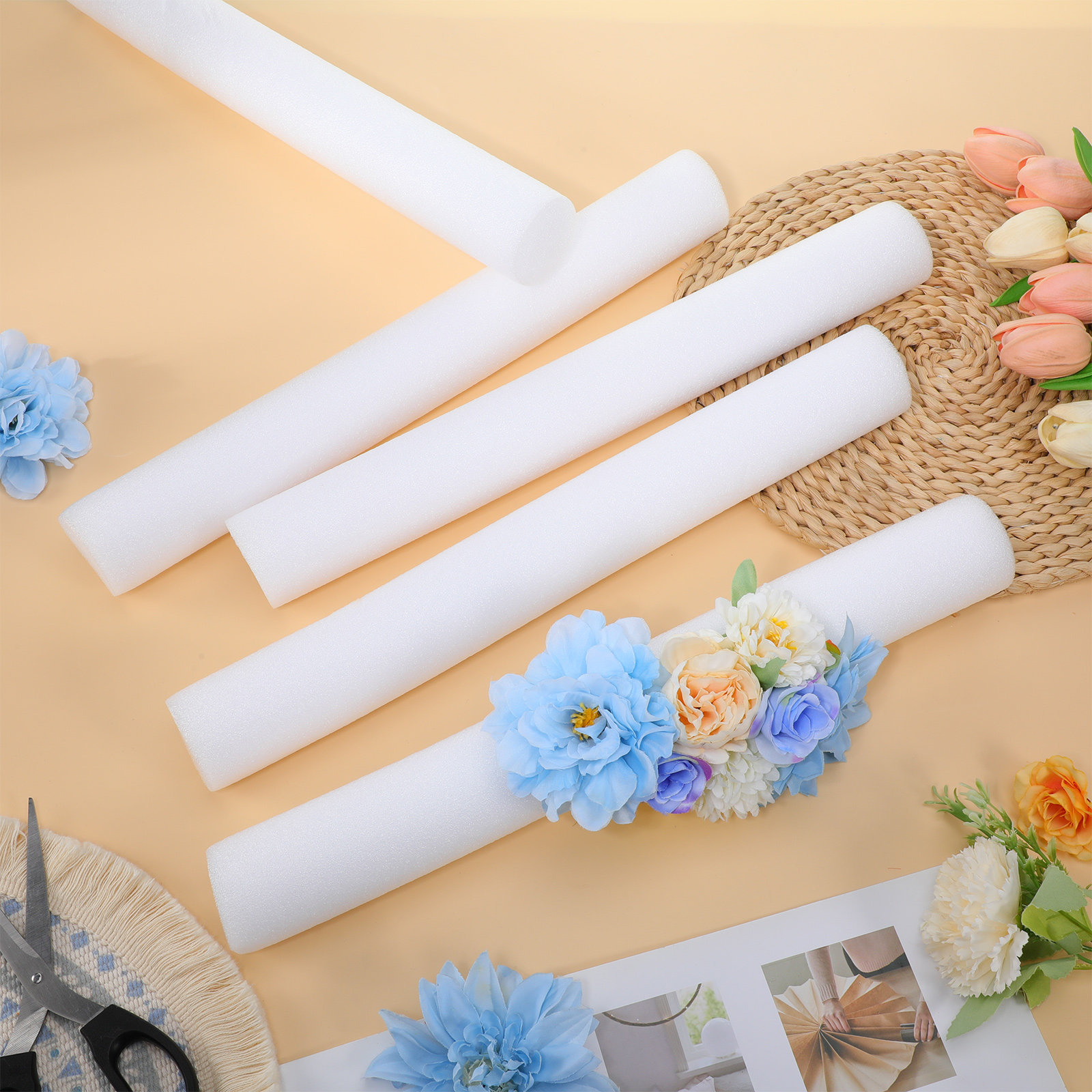 5Pcs Foam Rods Flower Arrangin - Easy Florist Supply 리뷰 및 가격